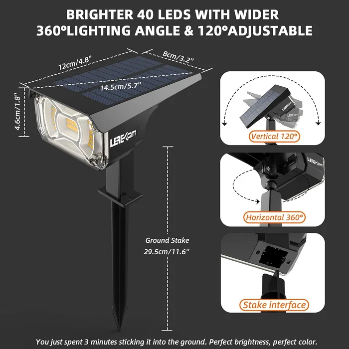 #5 Fully Adjustable, 3-Minute Ground Install